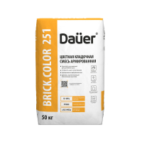 Цветная кладочная смесь армированная Dauer BRICK.COLOR 251 вишневая 50 кг