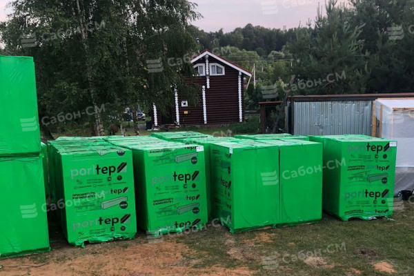 Пеноблоки стеновые Poritep 625х250х200, D600